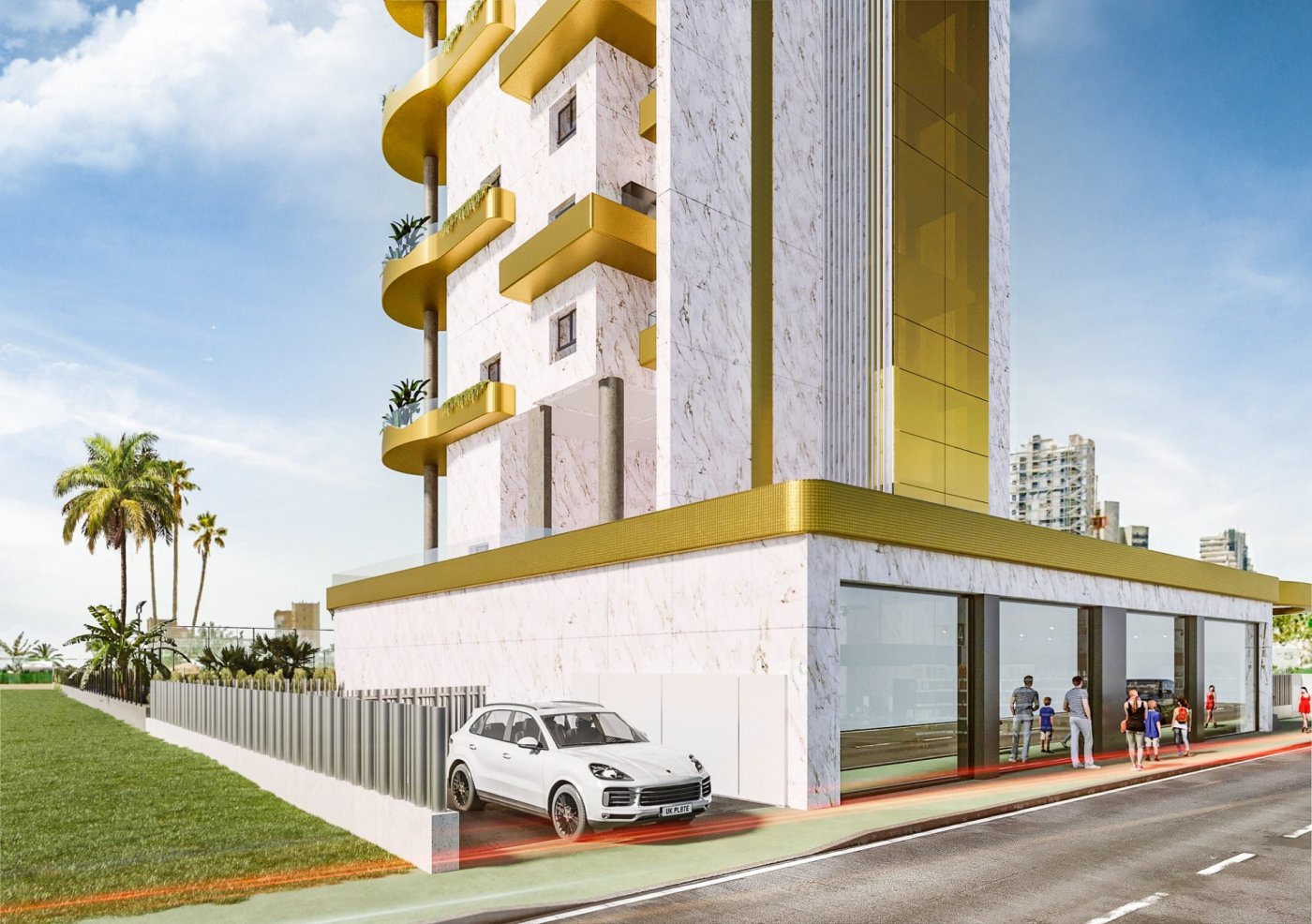 Nieuwbouw luxe appartement 3 slaapkamers op 400 m van het strand in Calpe (Costa Blanca)