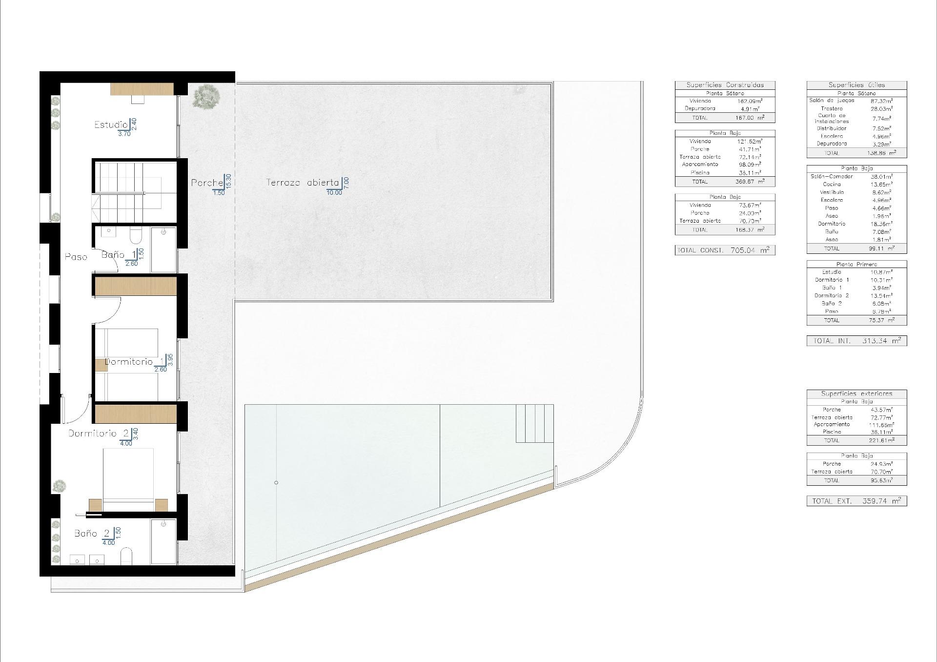 Villa nouvellement construite au design exclusif et moderne avec vue sur la mer à Benissa Costa