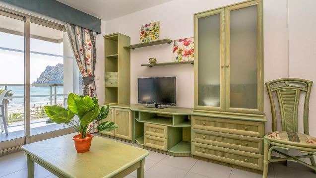 Apartamento 2 dormitorios en Primera Línea de Playa en Calpe-CostaBlanca.