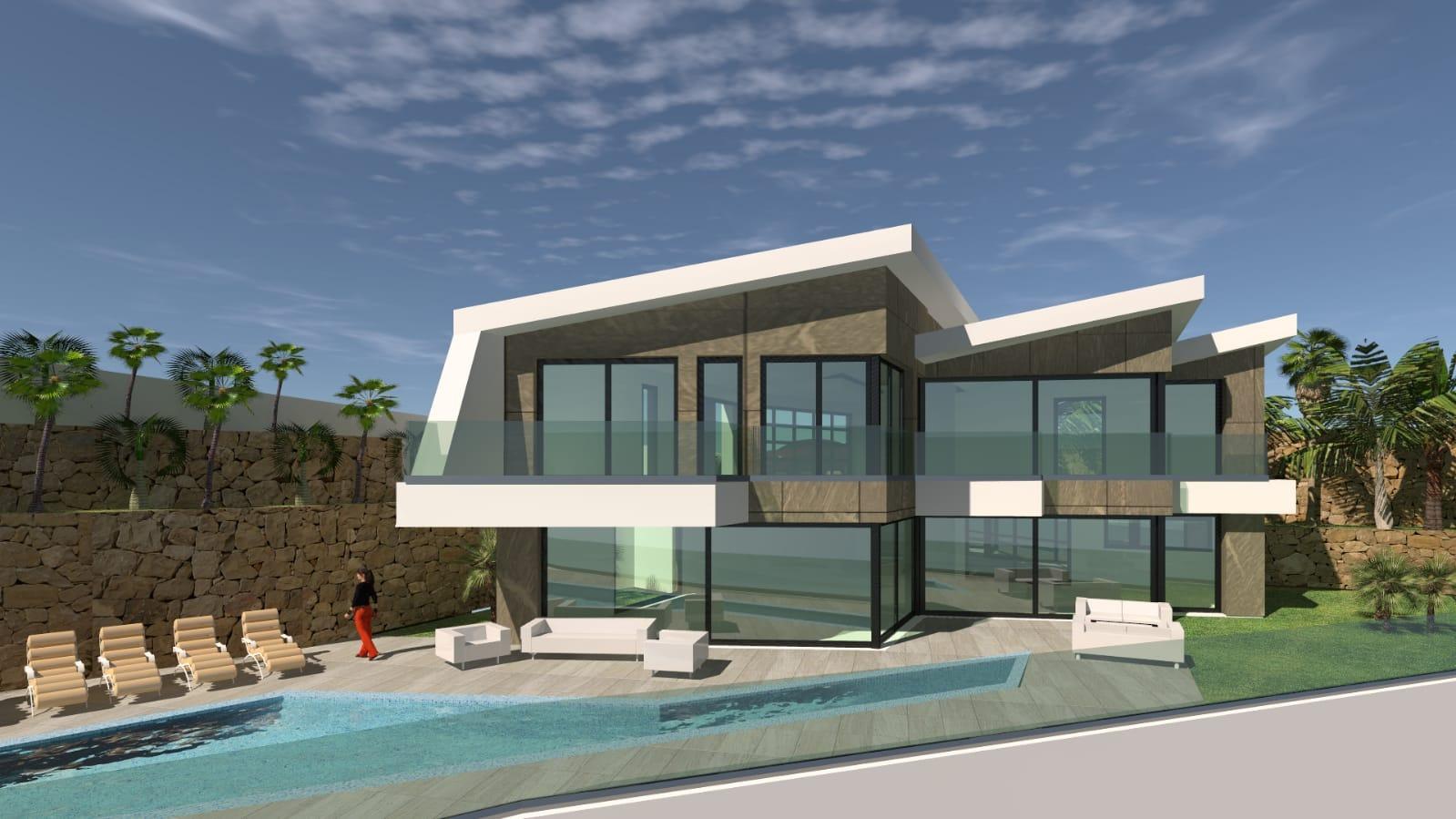 Villa de lujo obra nueva con vistas al mar en Calpe (Costa Blanca)