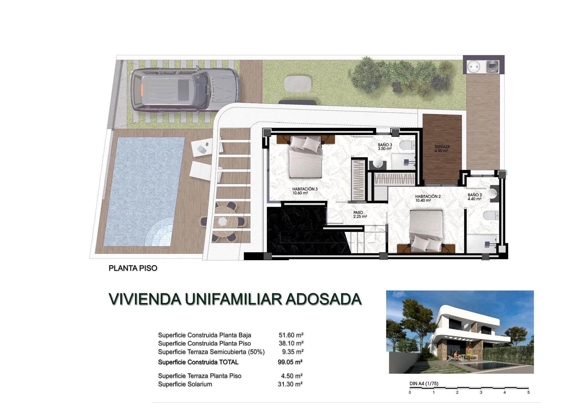 Vila en venda in Los Montesinos