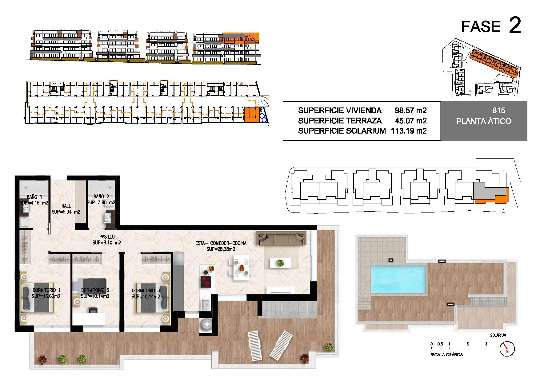 Penthouse en vente à Orihuela Costa