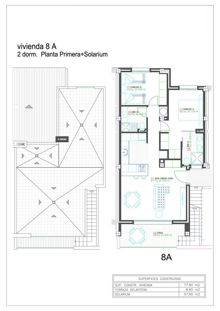 Bungalow planta alta con solarium en Torrevieja (Costa Blanca Sur)