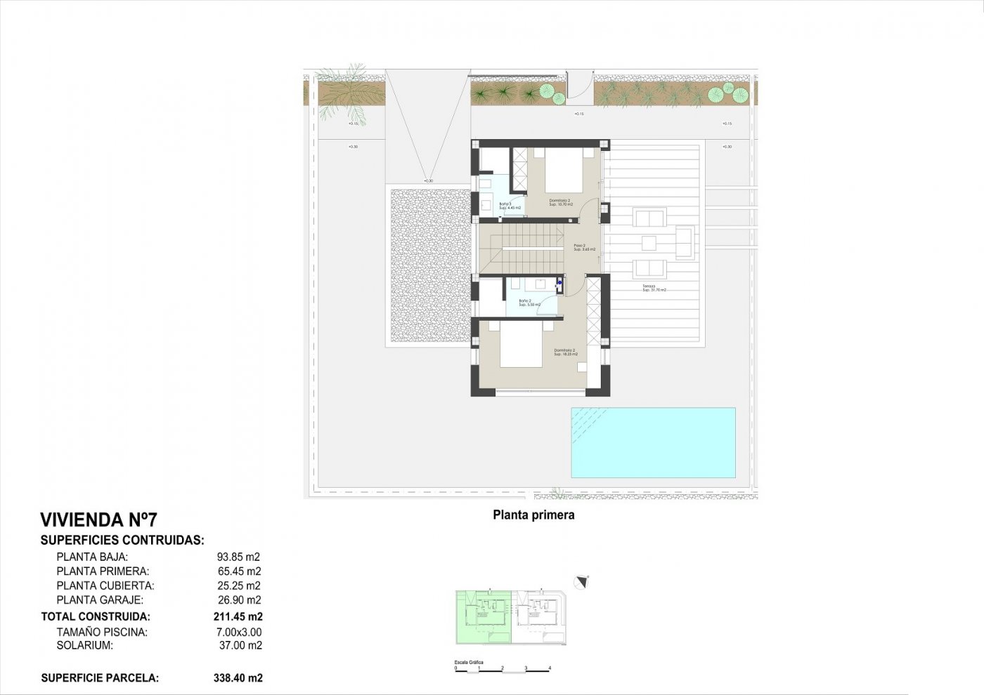 Villa en venta en Pilar de la Horadada