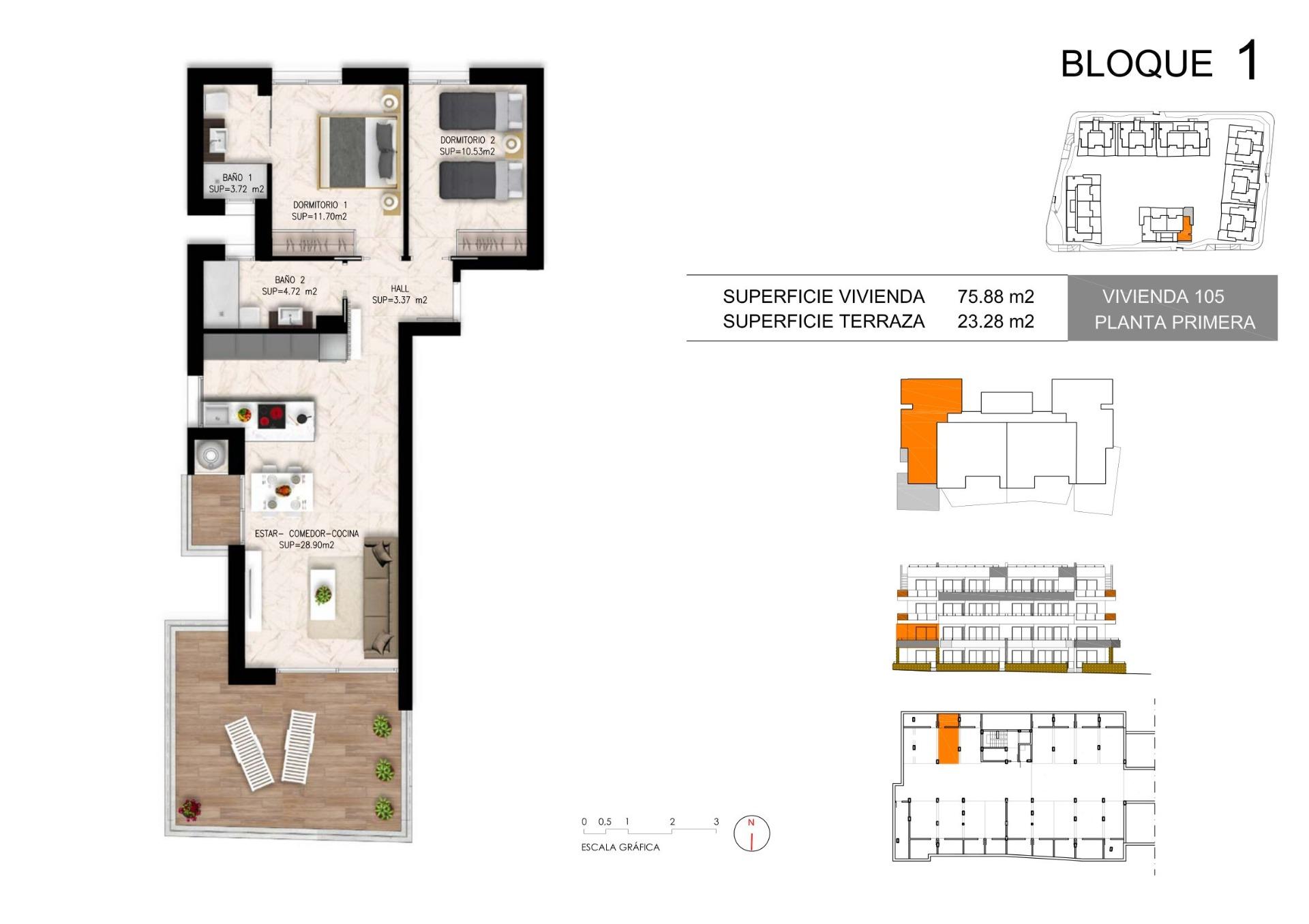 Apartamentua salgai in Orihuela Costa