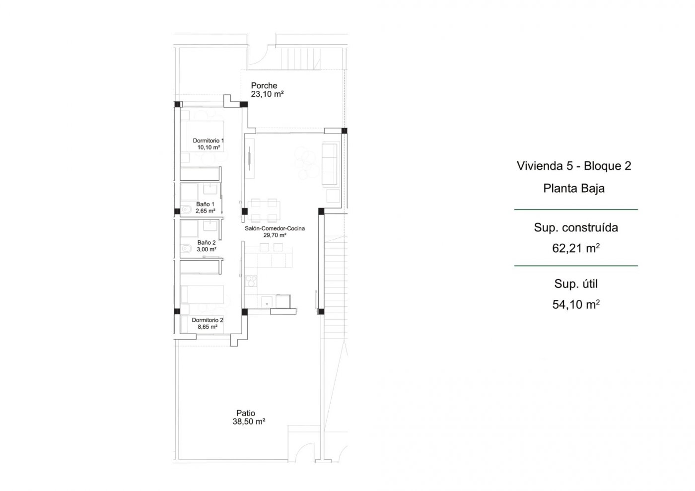 Bungalow en venta en Orihuela Costa