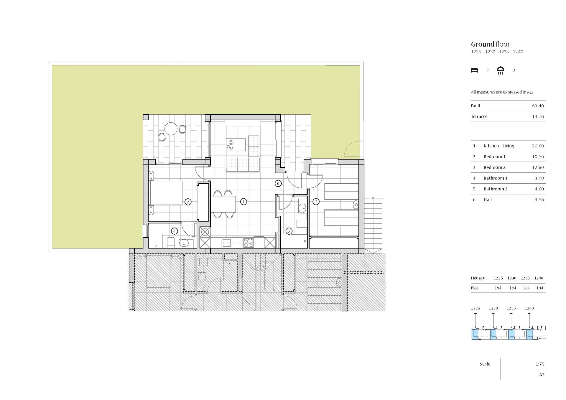 Bungalow en vente à Algorfa