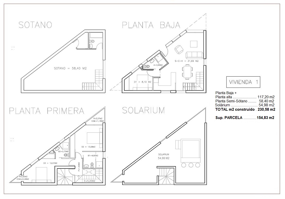 Villa moderne de nouvelle construction avec piscine privée et à 150 m. de la mer à La Mata-Torrevieja (Alicante)