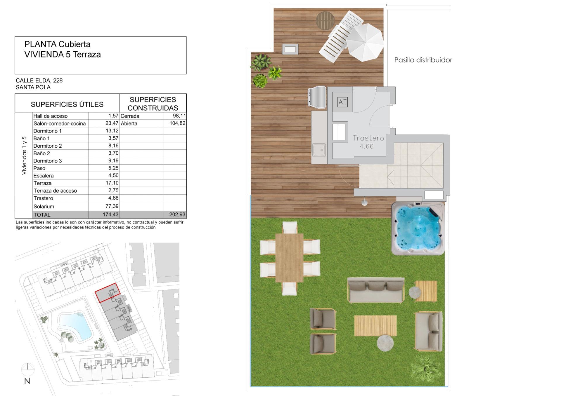 Penthouse en vente à Santa Pola