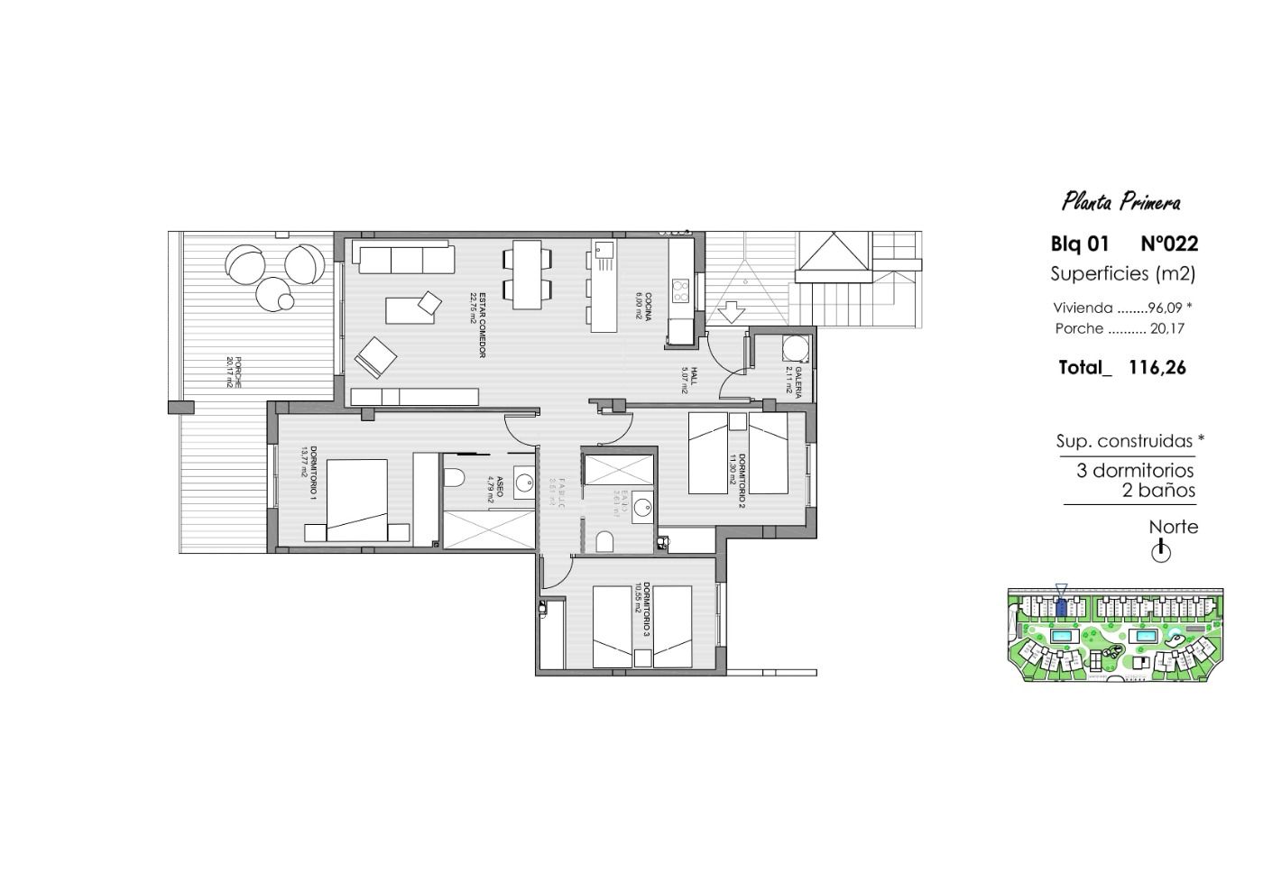 Apartamentua salgai in Guardamar del Segura