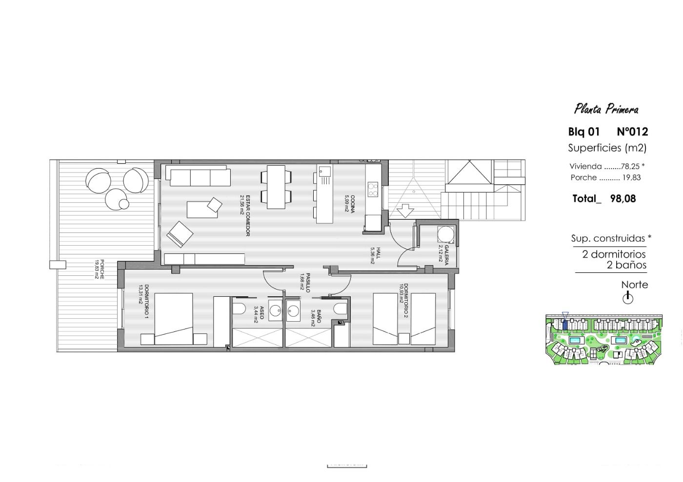 Apartamento en venta en Guardamar del Segura