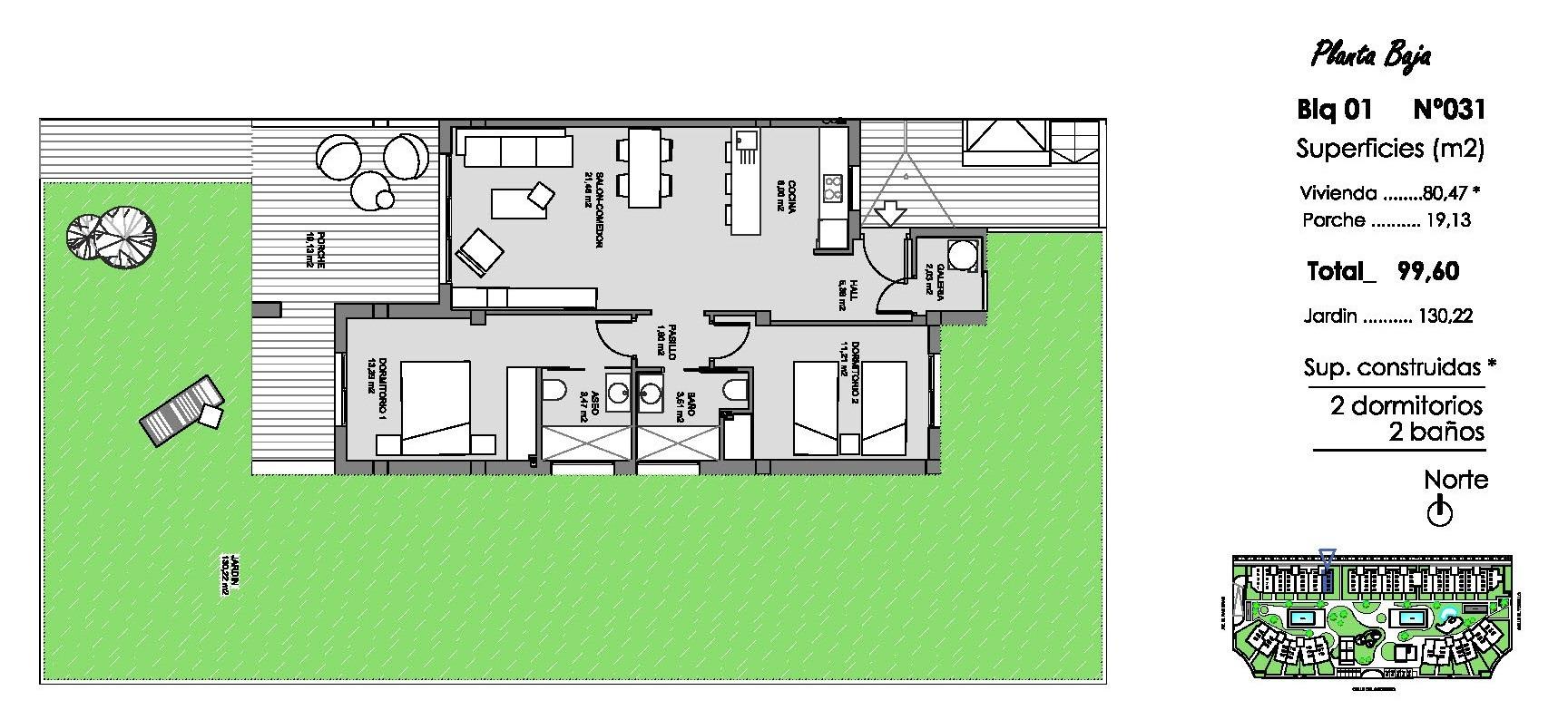 Apartamentua salgai in Guardamar del Segura