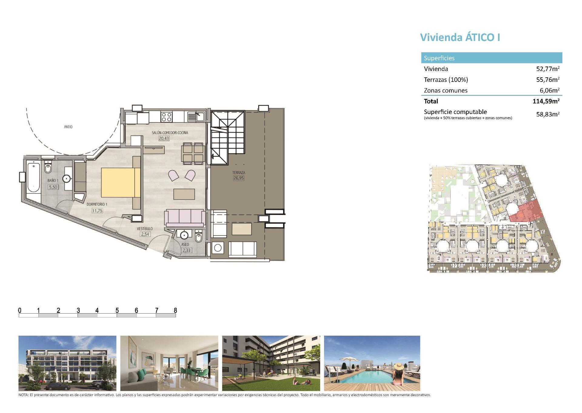 Penthouse en vente à Alicante