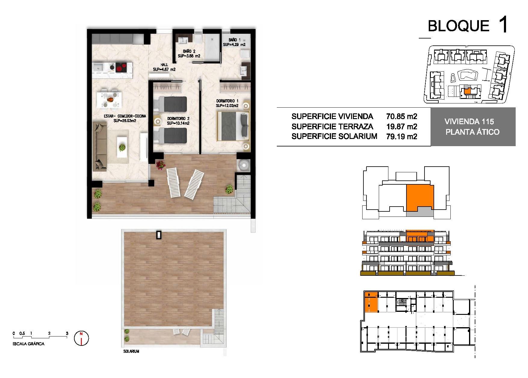 Penthouse en vente à Orihuela Costa