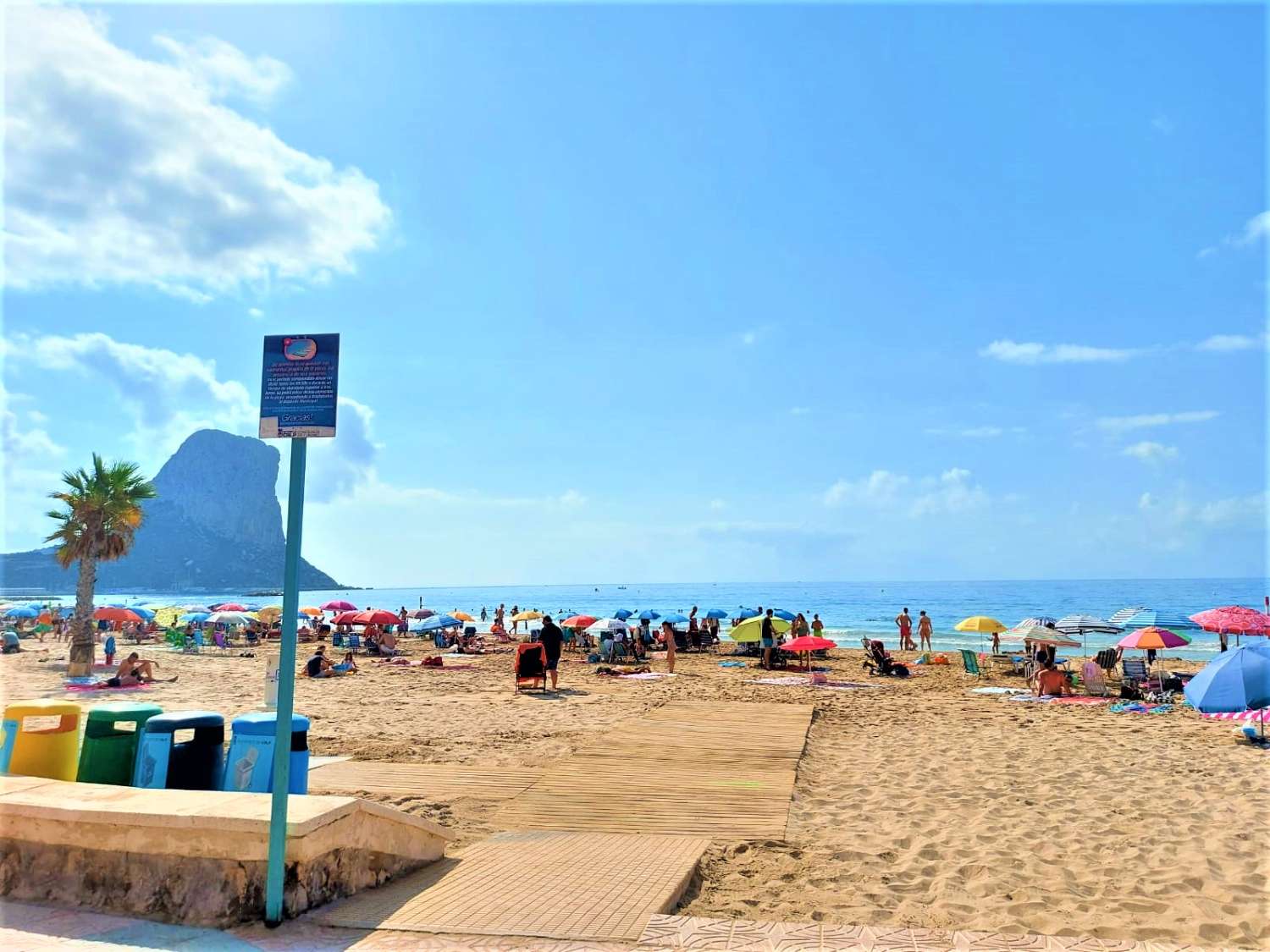 2 slaapkamer appartement aan het Arenal strand in Calpe (Costa Blanca)