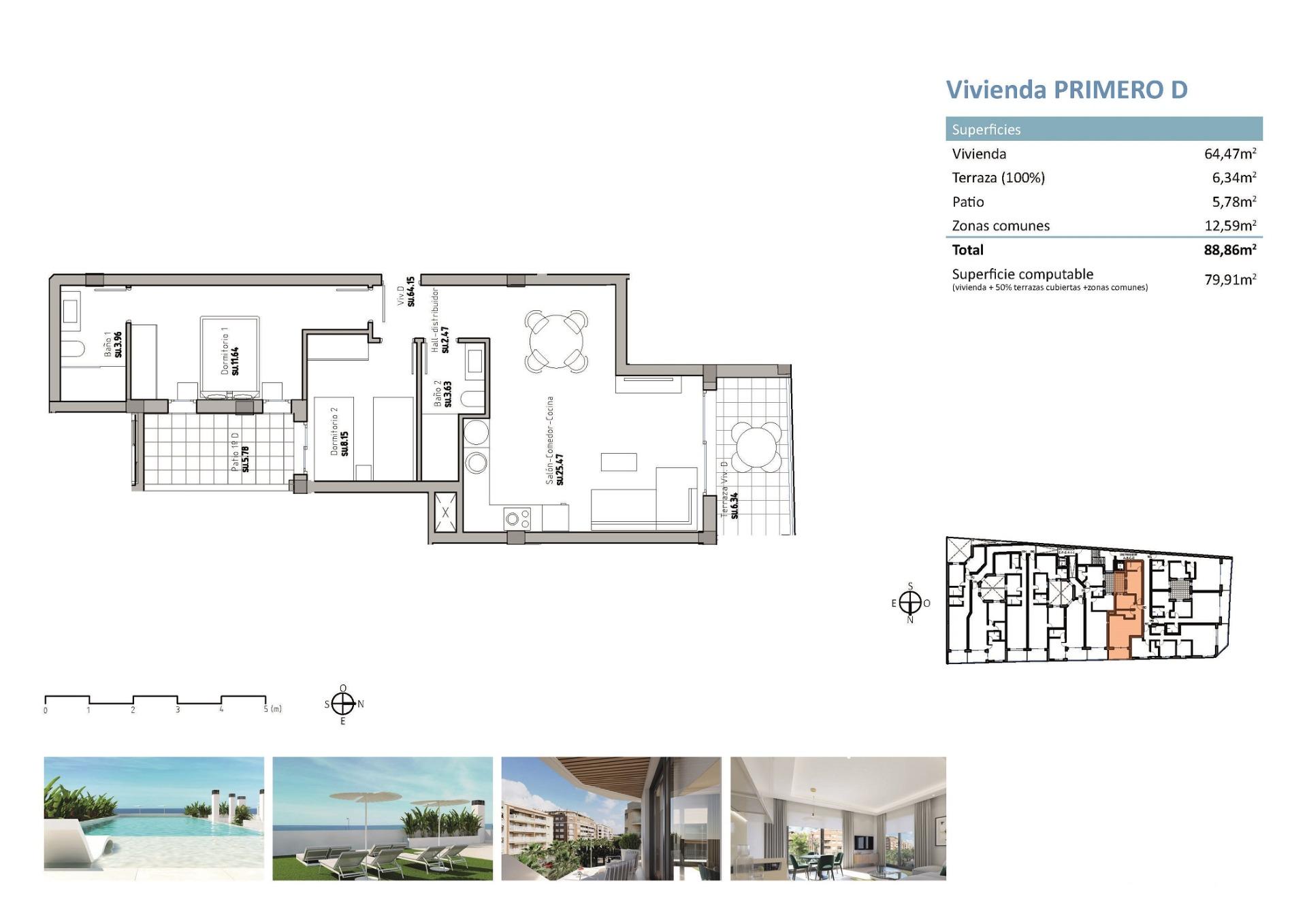 Apartamentua salgai in Guardamar del Segura