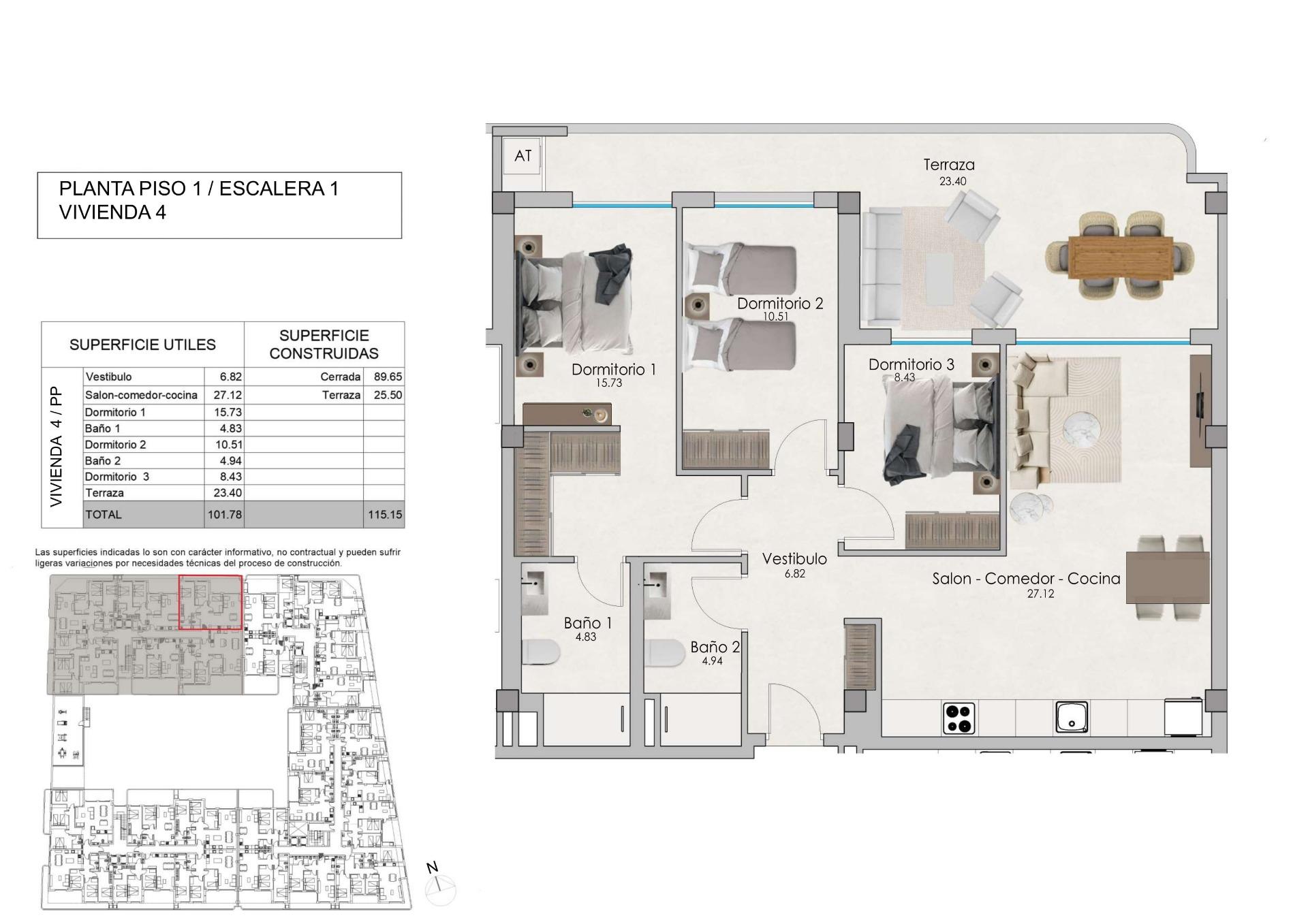 Apartamento en venta en Santa Pola