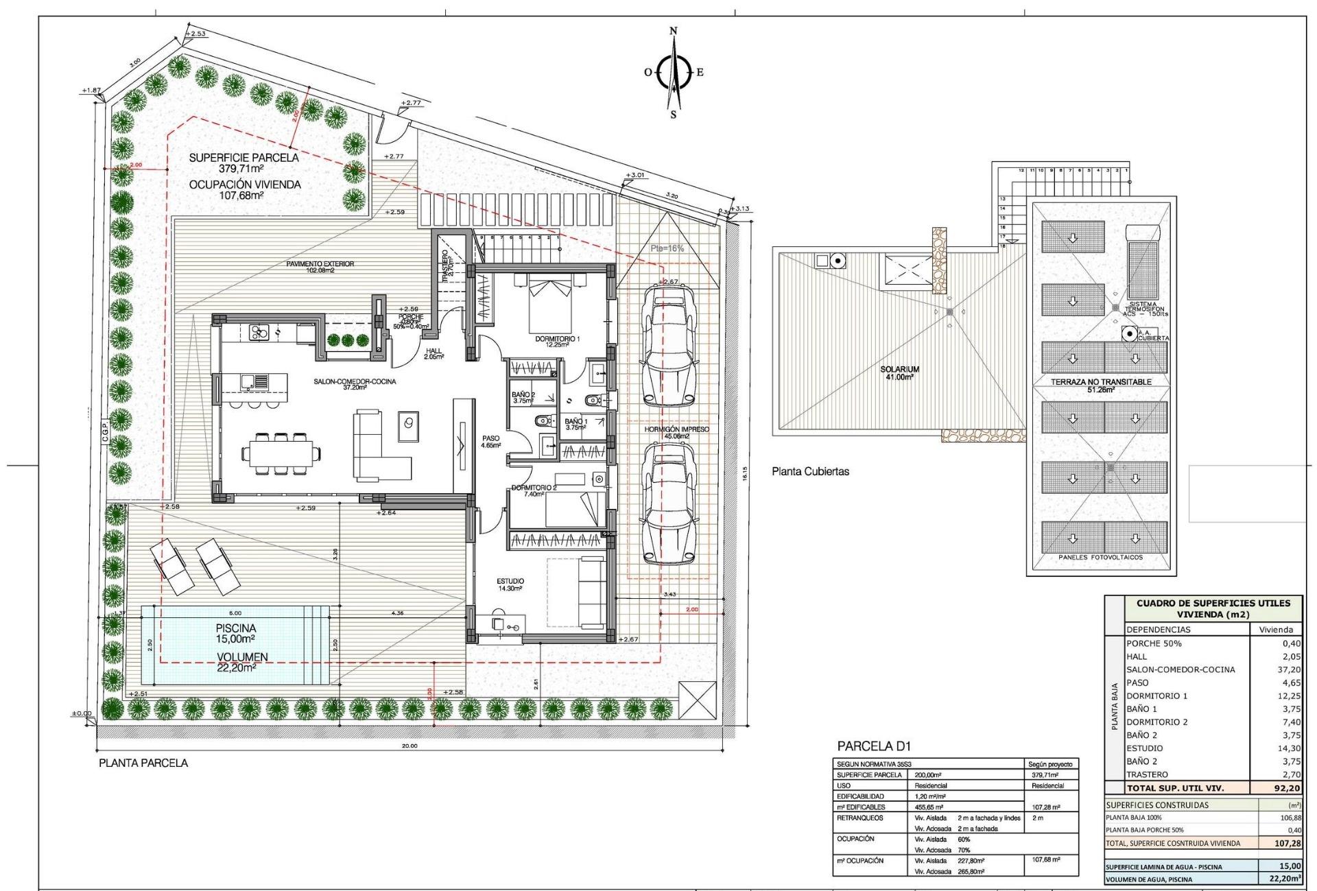 Nieuwbouwvilla met 3 slaapkamers en privézwembad in Benijofar (Alicante)