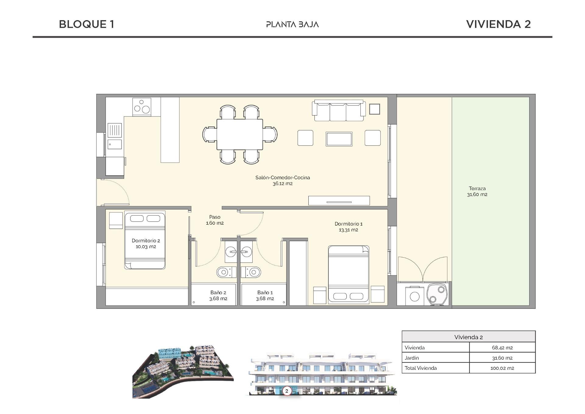 Appartamento in vendita a Finestrat