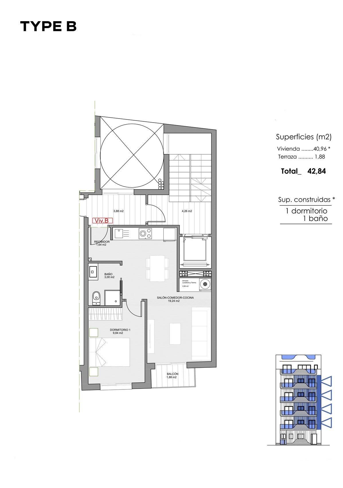 Apartamentua salgai in Torrevieja