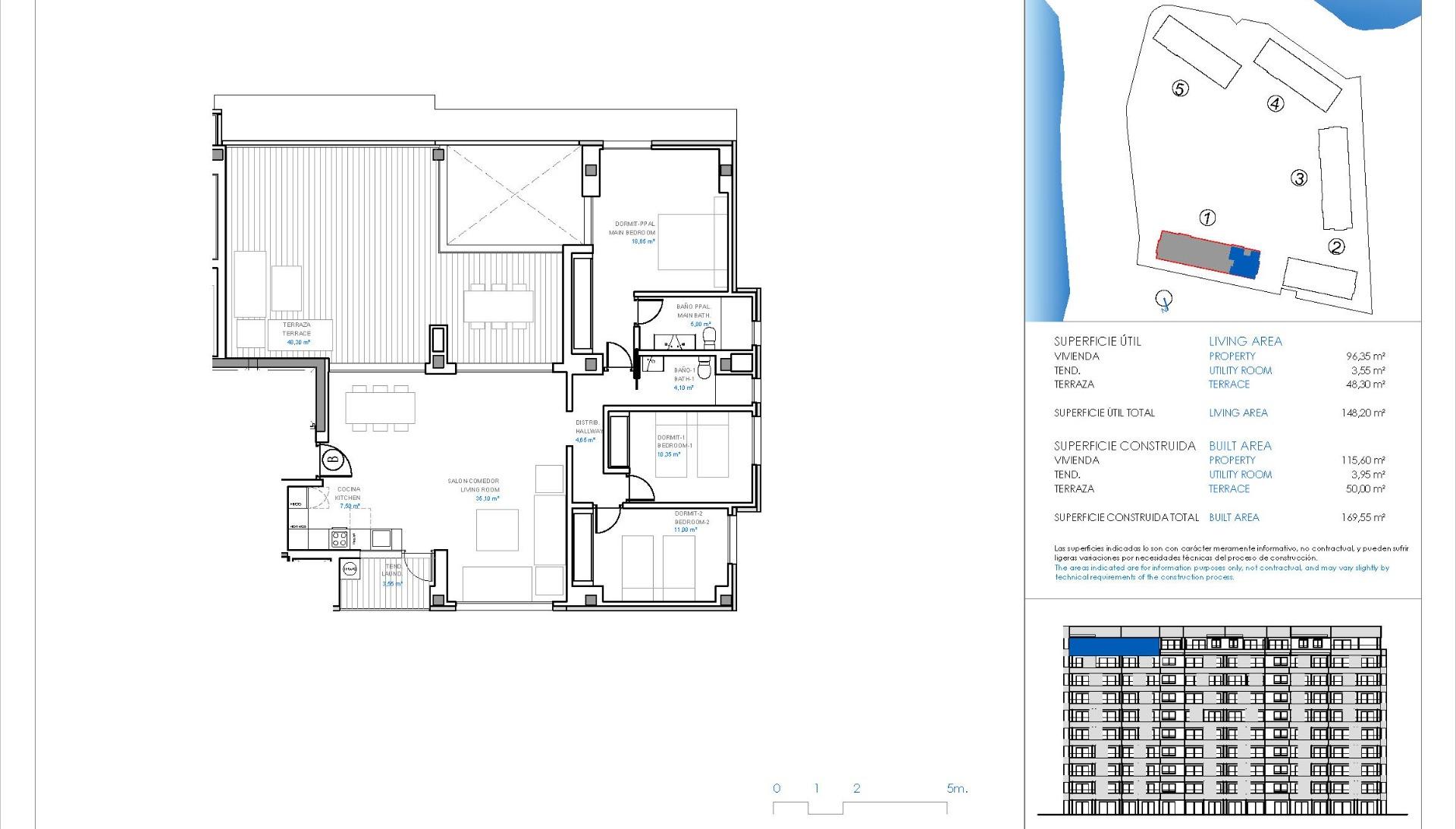 Penthouse salgai in Torrevieja