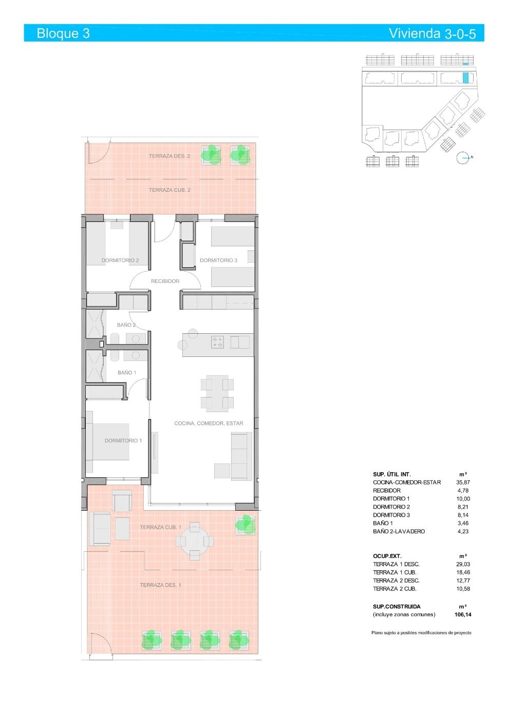 Apartamentua salgai in Guardamar del Segura