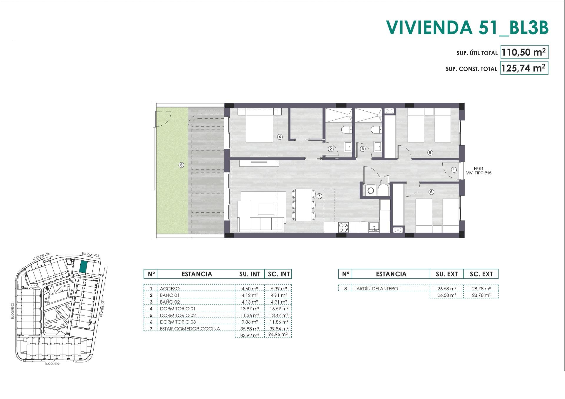 Apartamento en venta en Monforte del Cid