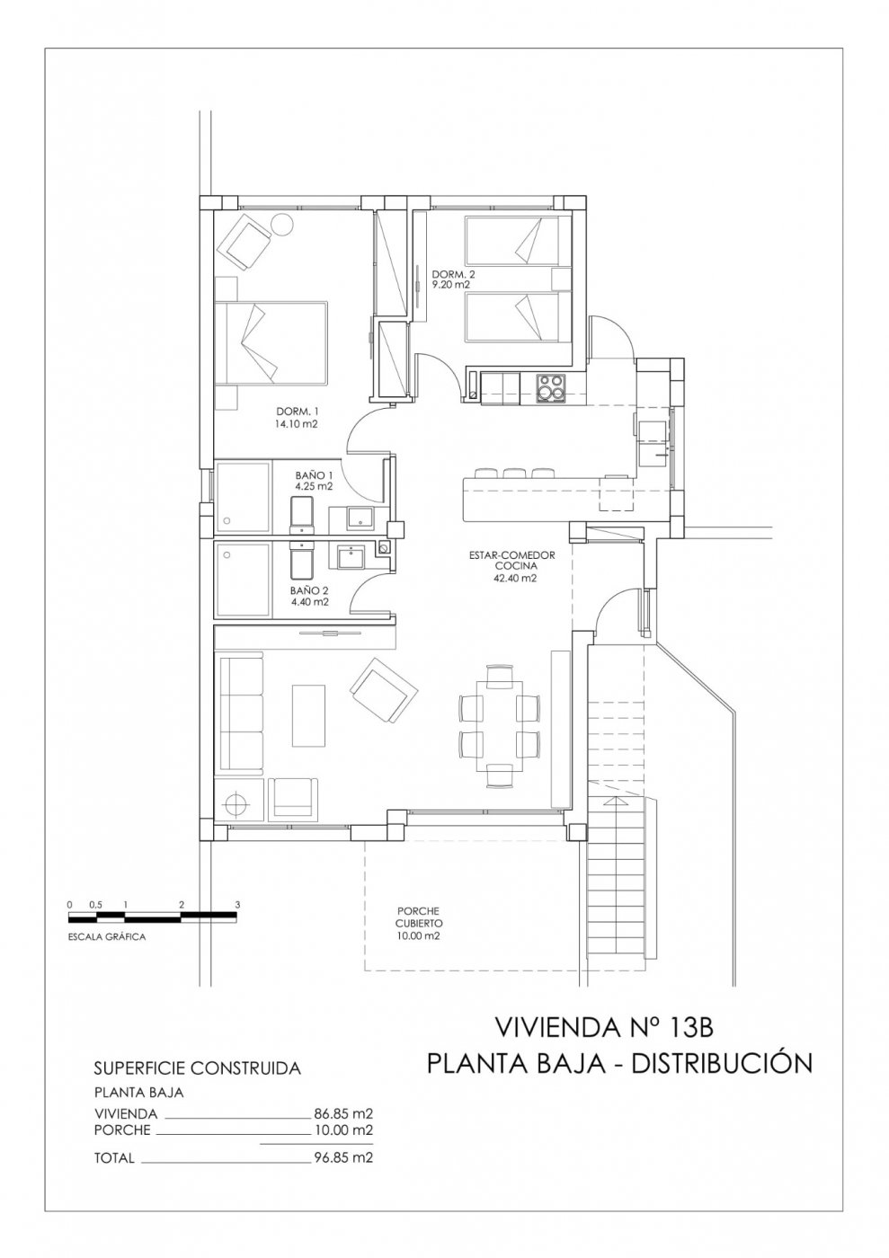 Bungalow en venda in San Miguel de Salinas