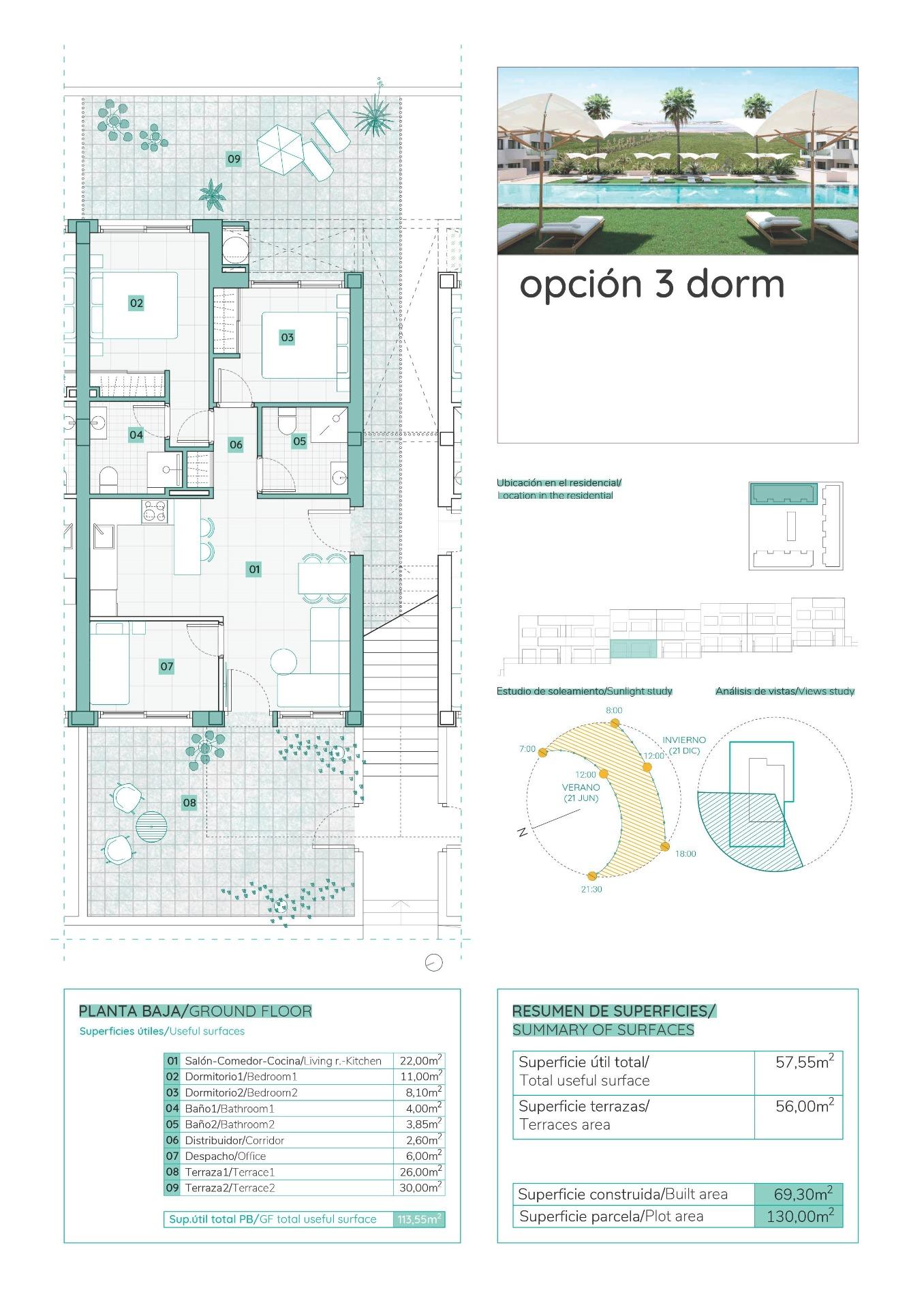 Bungalow in vendita a Los Balcones - Los Altos del Edén (Torrevieja)