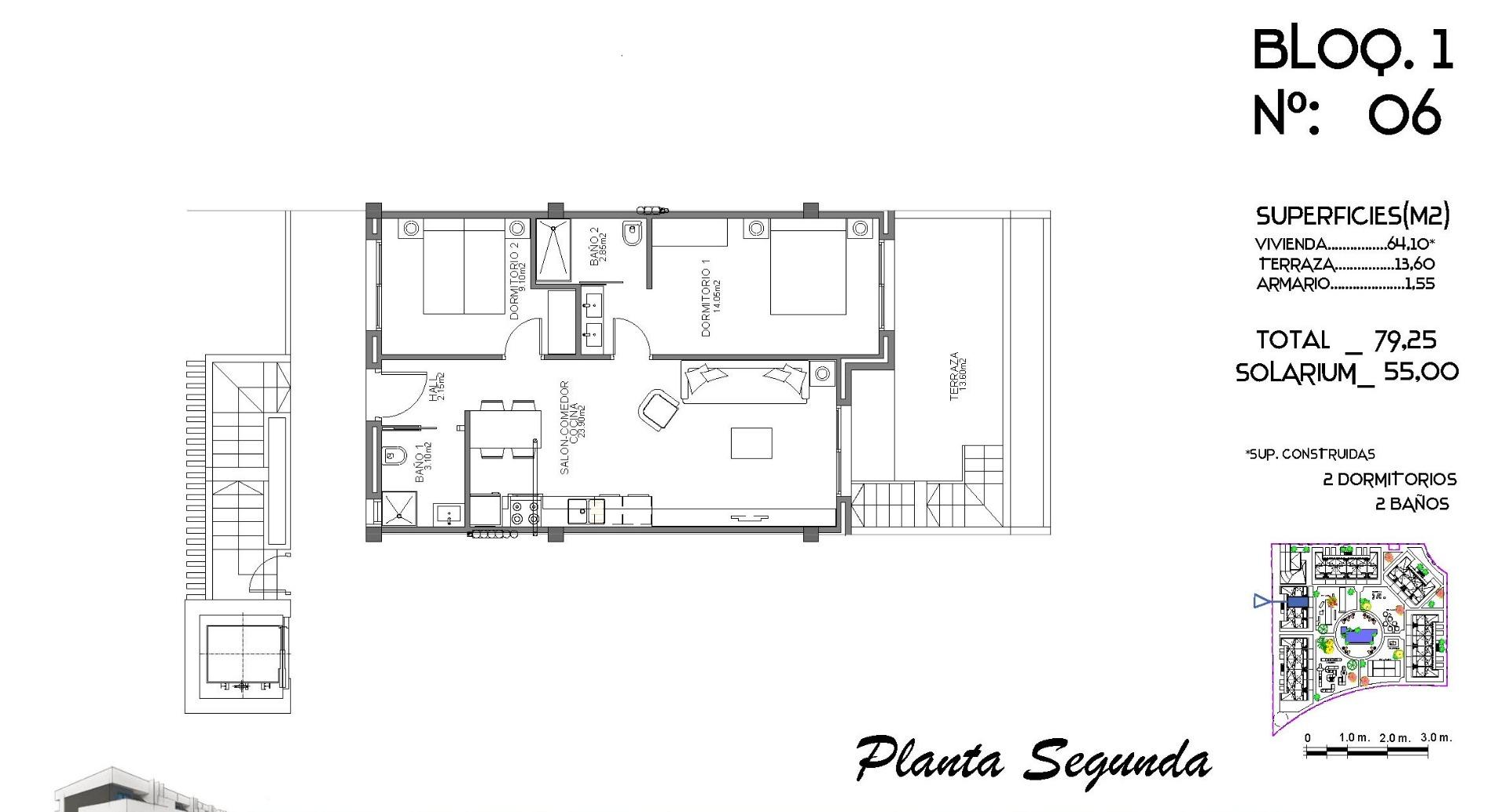 Penthouse salgai in Guardamar del Segura