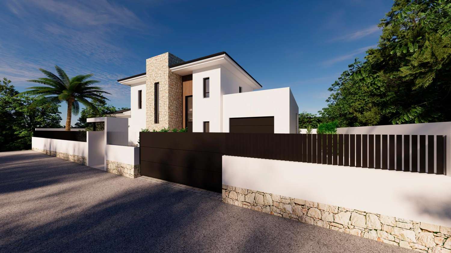 Villa under construction 500 m from the beach in Calpe (Costa Blanca)