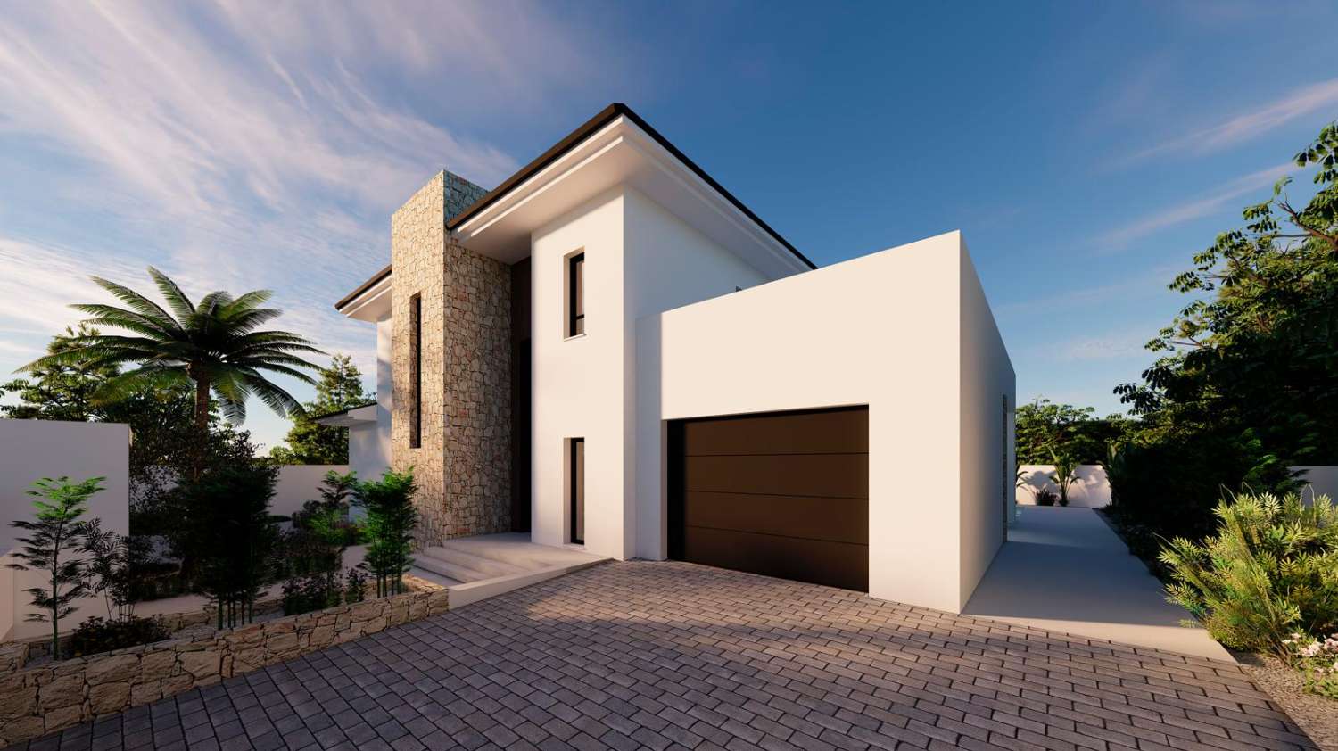 Villa under construction 500 m from the beach in Calpe (Costa Blanca)