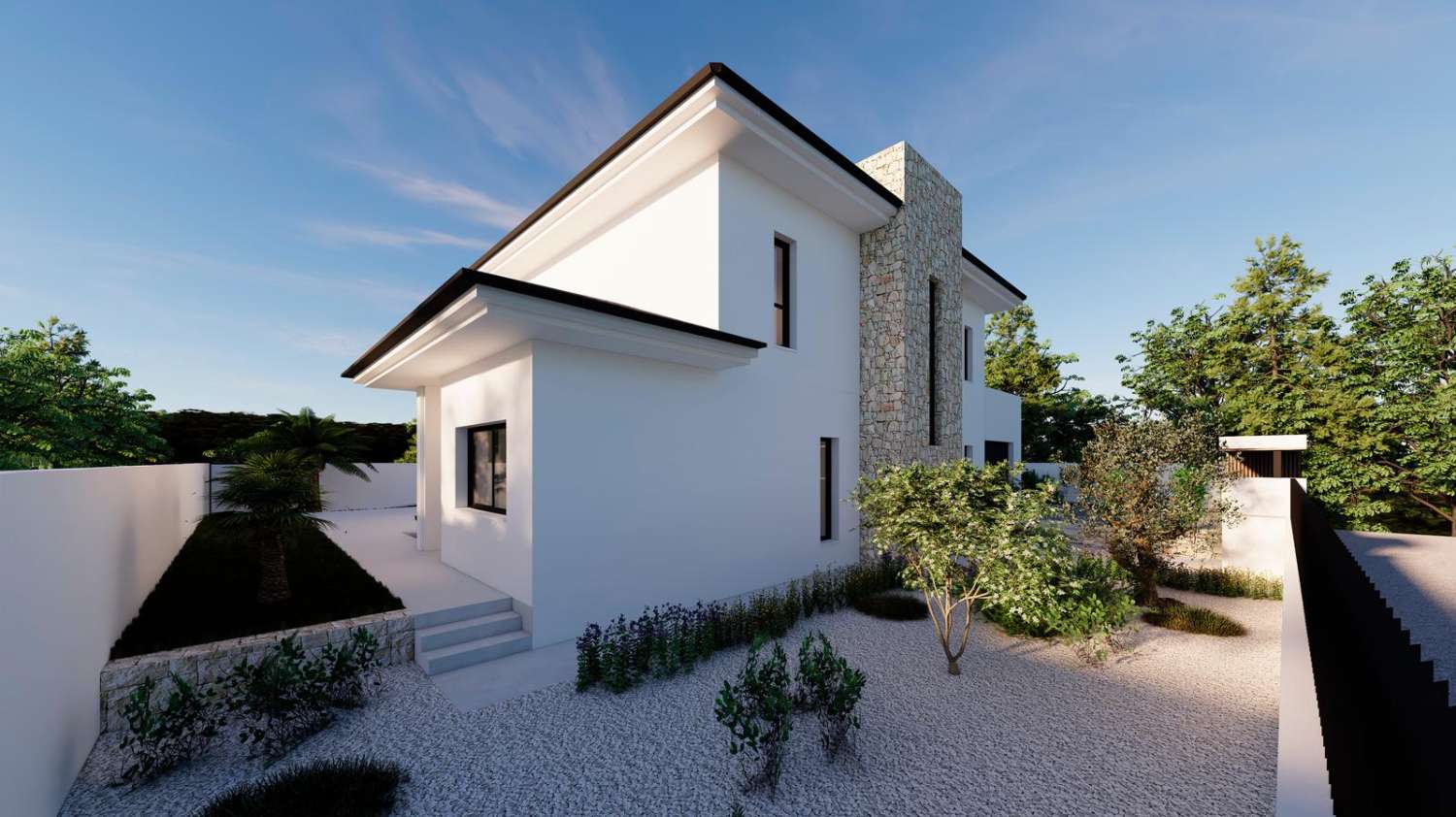 Villa under construction 500 m from the beach in Calpe (Costa Blanca)