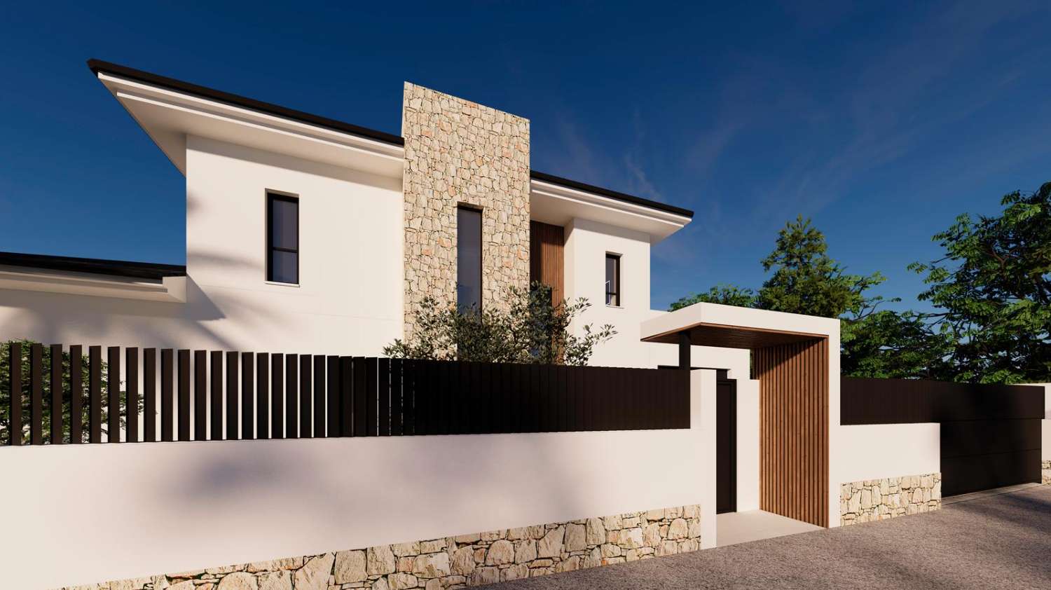 Villa under construction 500 m from the beach in Calpe (Costa Blanca)