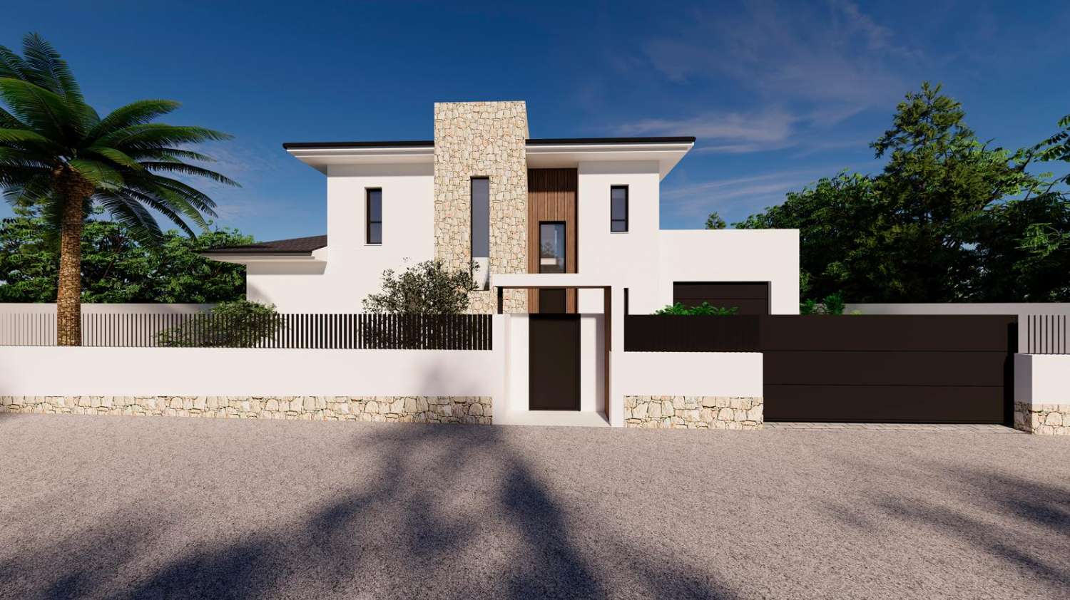 Villa under construction 500 m from the beach in Calpe (Costa Blanca)