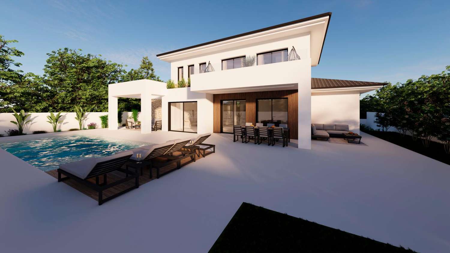 Villa under construction 500 m from the beach in Calpe (Costa Blanca)