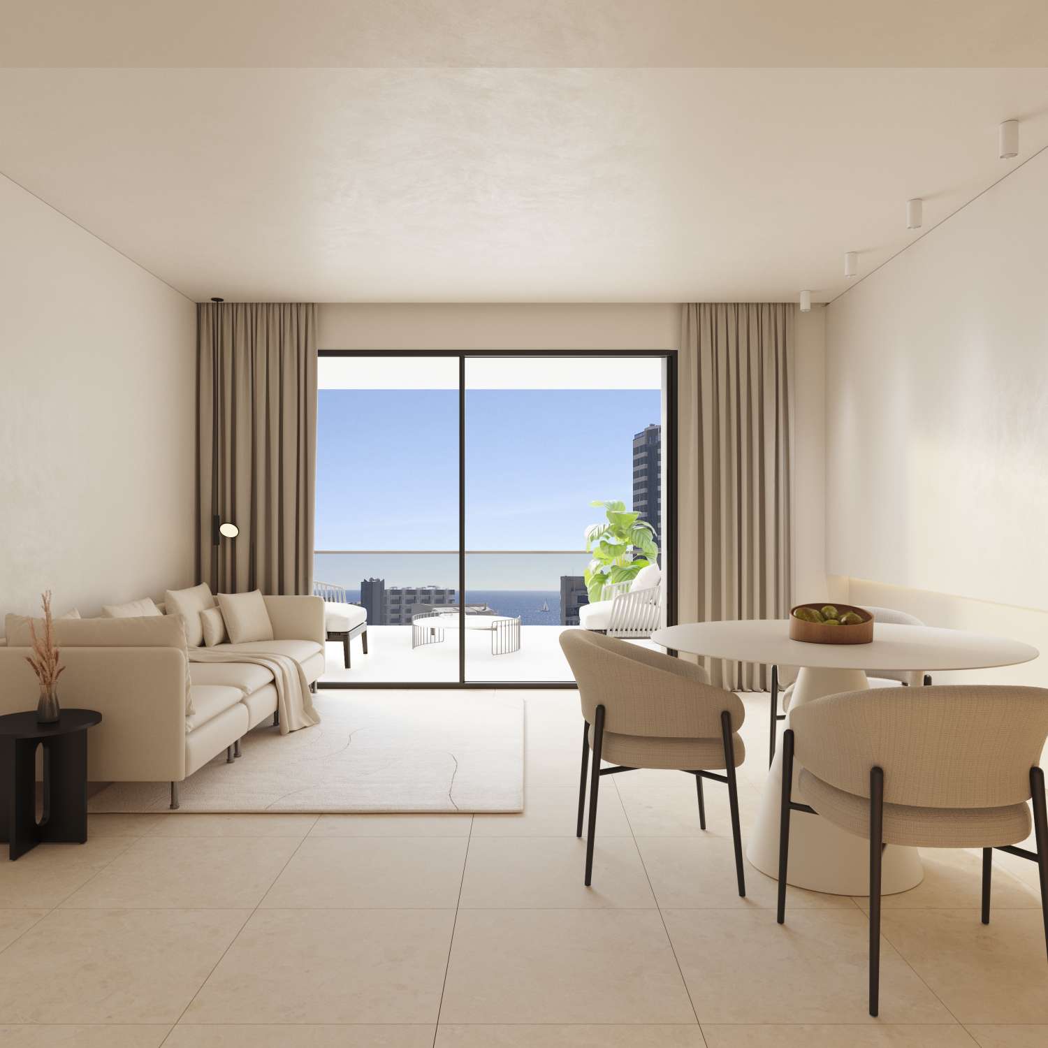 New Construction Apartment 3 bedrooms 200 m from the sea in Calpe (Costa Blanca)