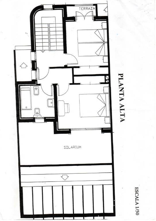 Halfvrijstaande woning met gemeenschappelijk zwembad dichtbij alle voorzieningen in Calpe (Noordelijke Costa Blanca)